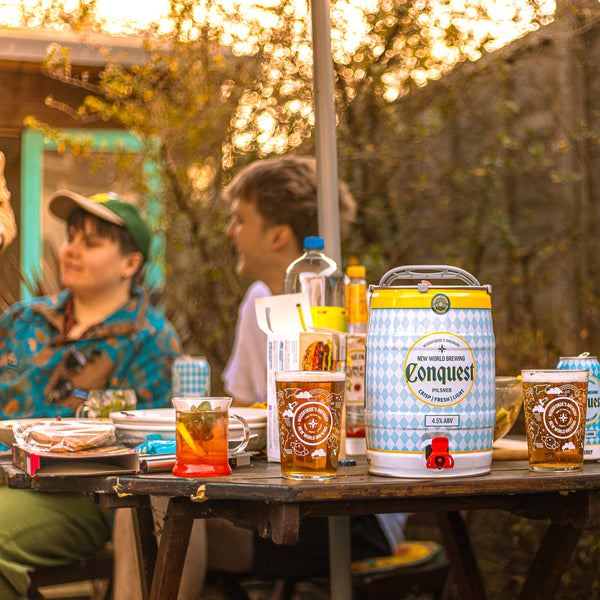 Conquest Pilsner 5L Mini Keg - Woodforde's Brewery