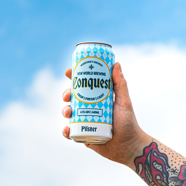 Conquest Pilsner (12x440ml) - Woodforde's Brewery