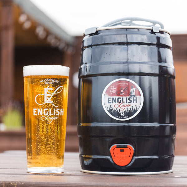 English Lager 5L Mini Keg - Woodforde's Brewery