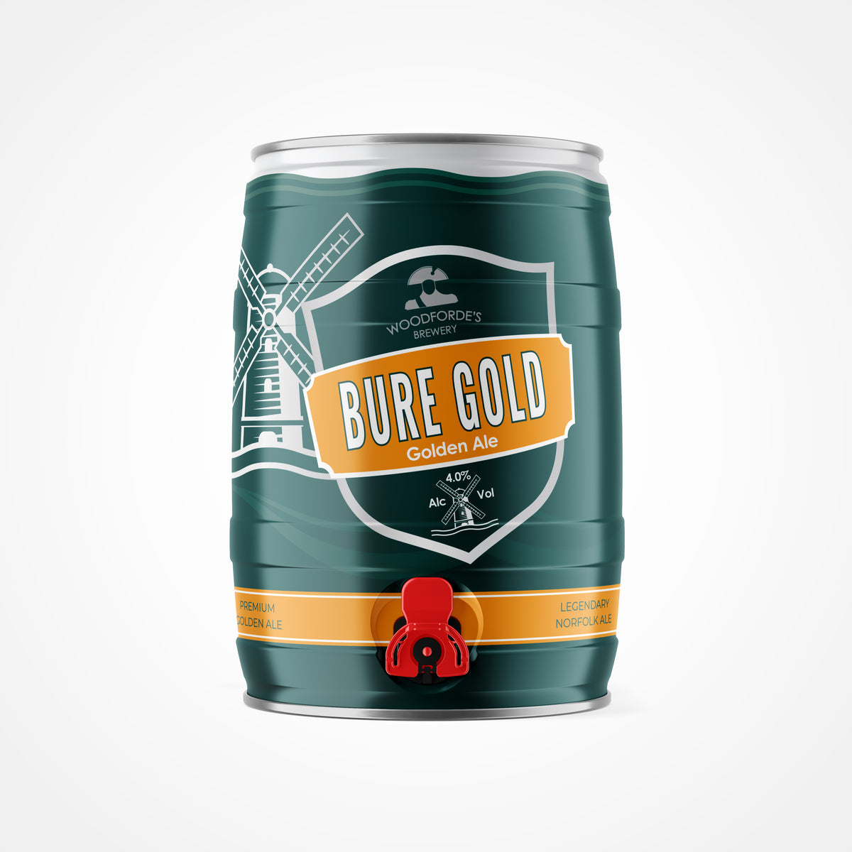 Bure Gold | Golden Ale | 5L Mini Keg | Woodforde