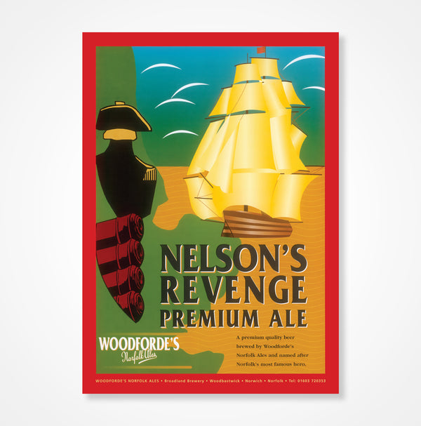 Nelson's Revenge Poster - Woodforde's Brewery