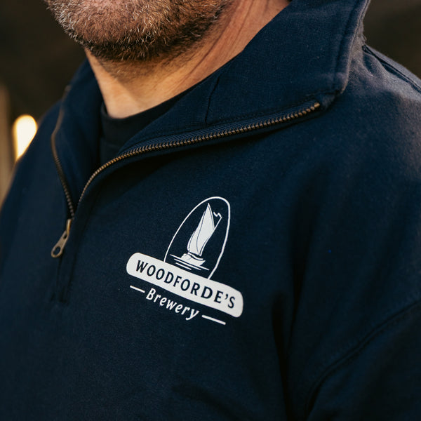 Woodforde's Brewery 1/4 Zip Sweatshirt - Woodforde's Brewery