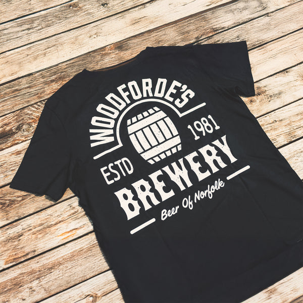 WOODFORDE'S BREWERY BARREL T-SHIRT - Woodforde's Brewery