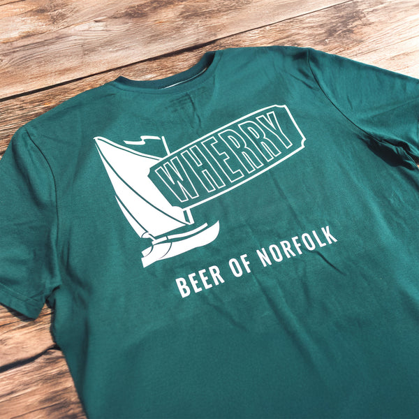 WOODFORDE'S BREWERY WHERRY T-SHIRT - Woodforde's Brewery