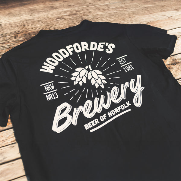 WOODFORDE'S BREWERY HOP T-SHIRT - Woodforde's Brewery