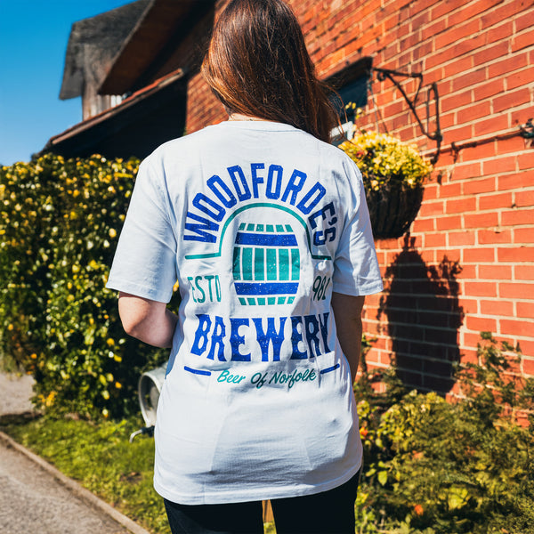 WOODFORDE'S BREWERY BARREL T-SHIRT - Woodforde's Brewery