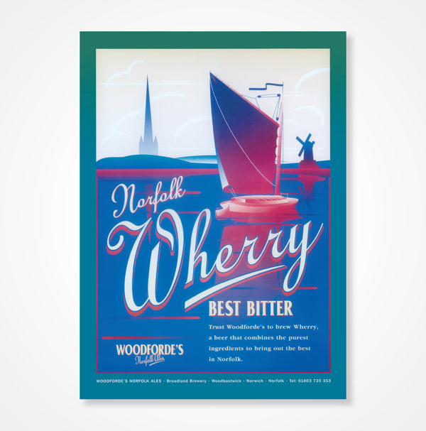 Wherry Poster - Woodforde's Brewery
