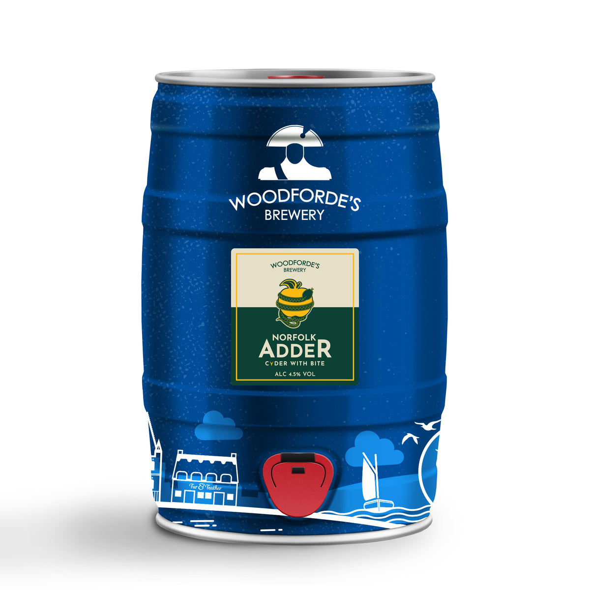 Norfolk Adder Cyder 5L Mini Keg Woodforde's Brewery