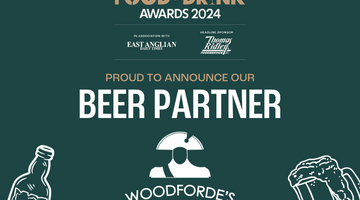 Woodforde’s announced as beer partner for prestigious awards
