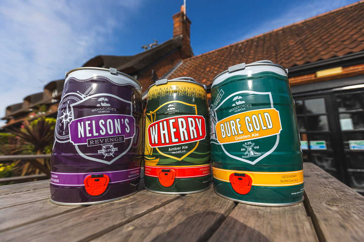 5L Mini Kegs Woodforde's Brewery