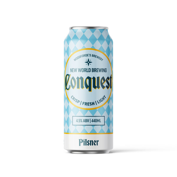 Conquest Pilsner - Woodforde's Brewery