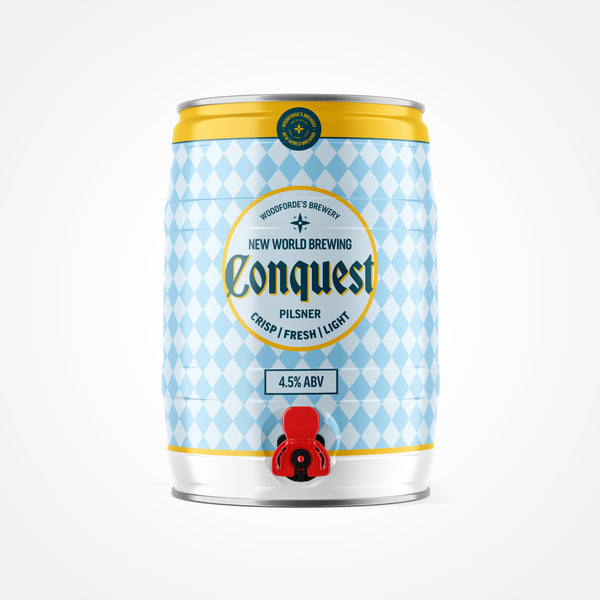 Conquest Pilsner 5L Mini Keg