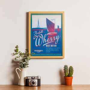 Wherry Poster - Woodforde's Brewery